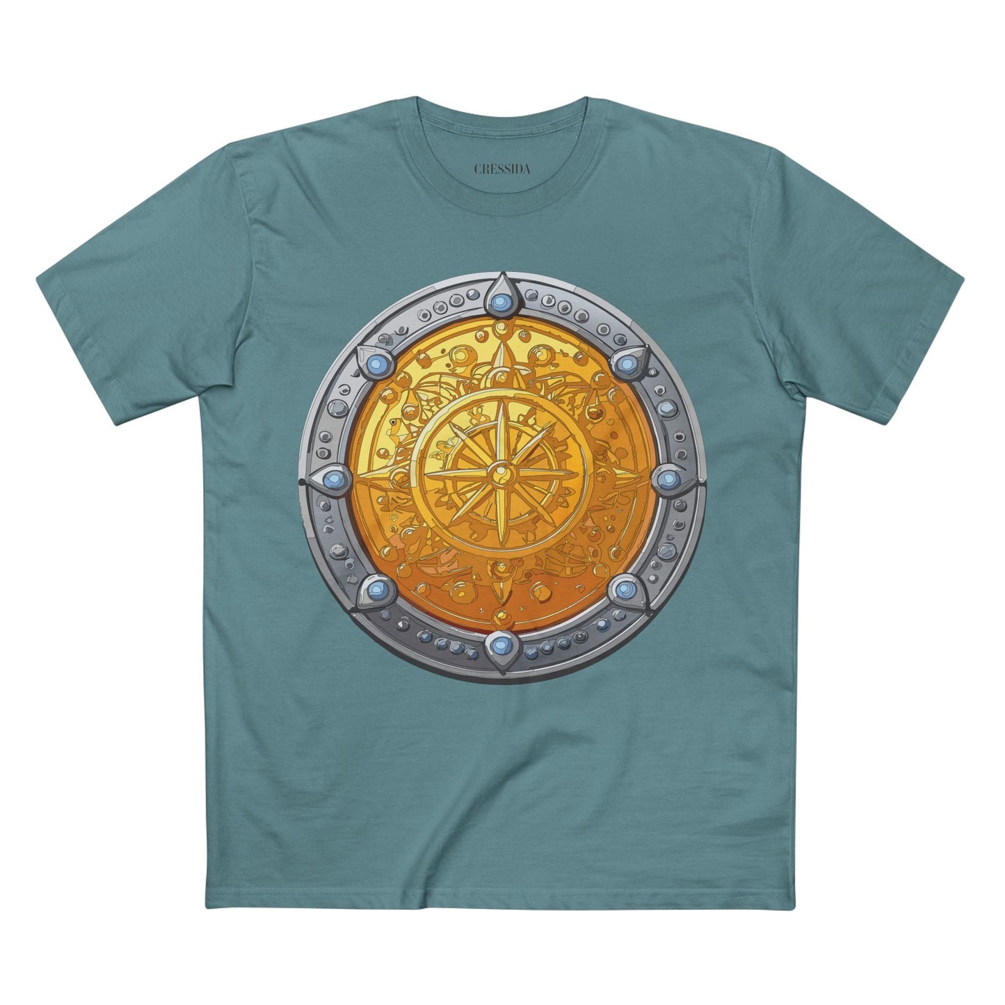Antique Gold Coin Graphic Design T-Shirt Unisex 100 Cotton With Golden Print Artwork Tee 9