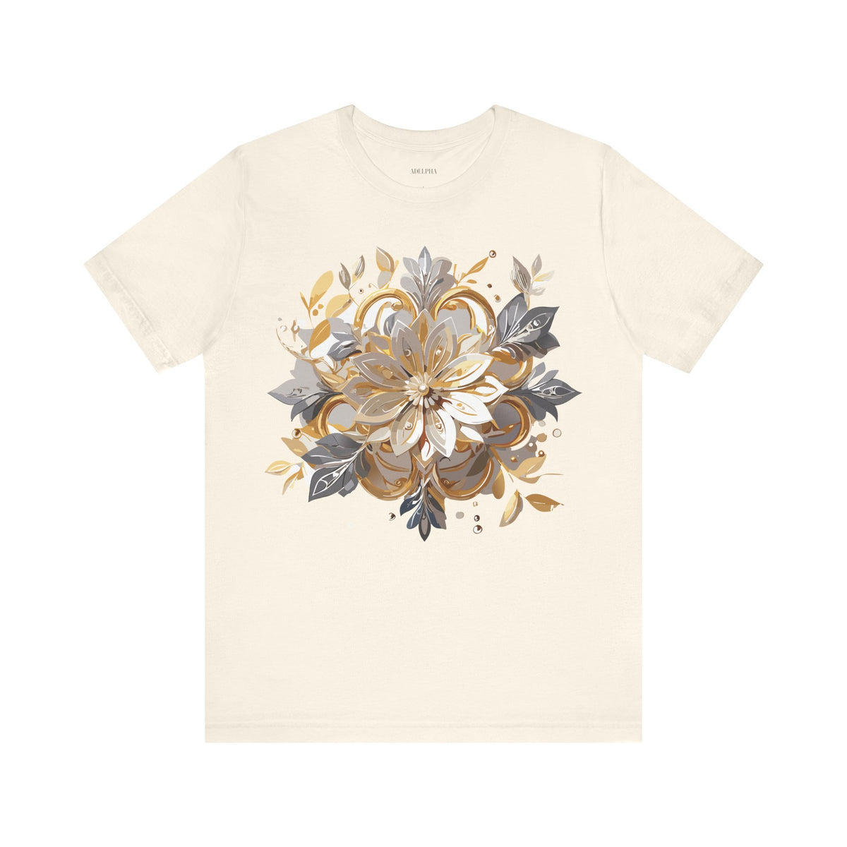 Jewelry Graphic Unisex Cotton Bella+Canvas Tee with Art Design n128
