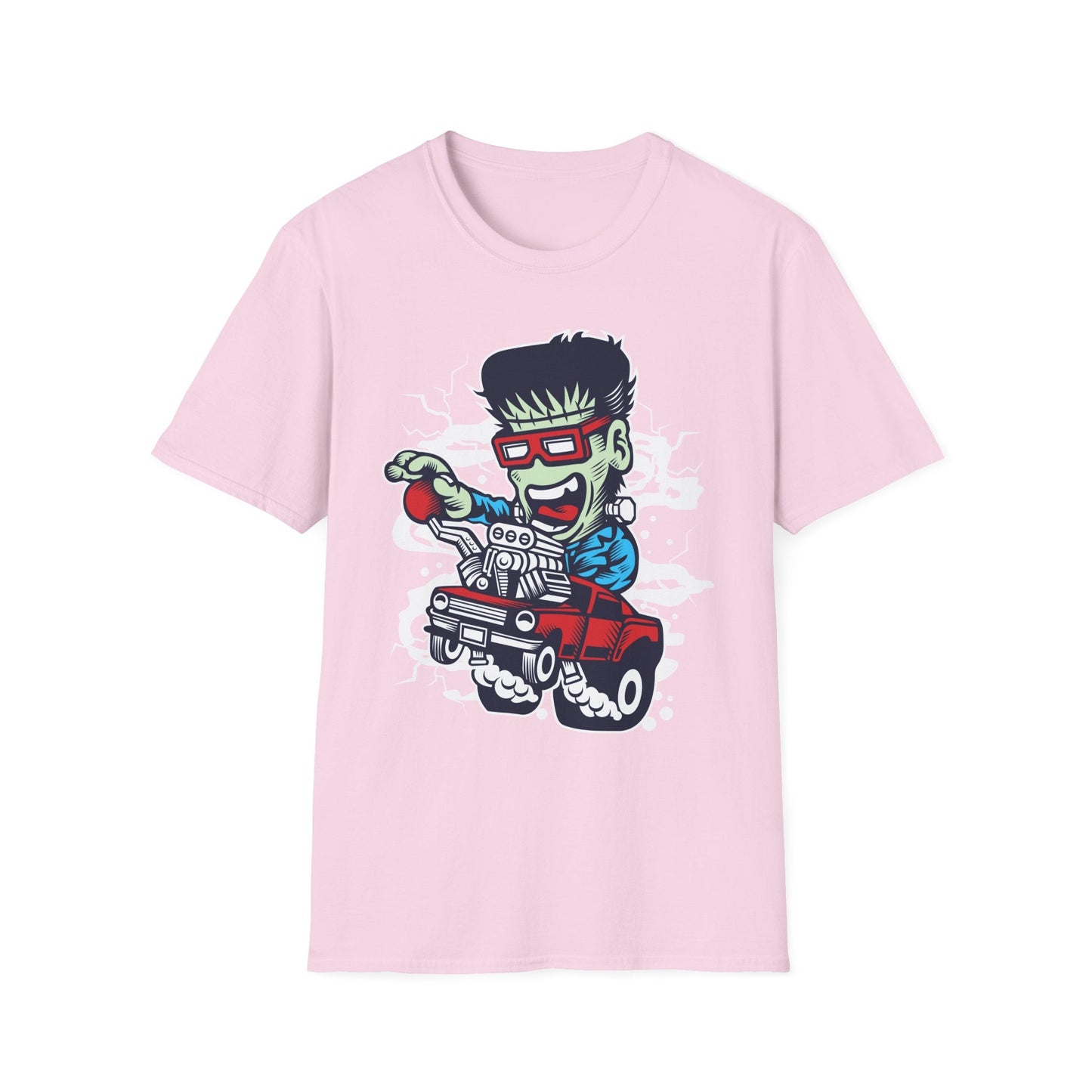 Cartoon T Shirt Animation Tee Funny Unisex Softstyle Gildan 64000 100 Percent Cotton