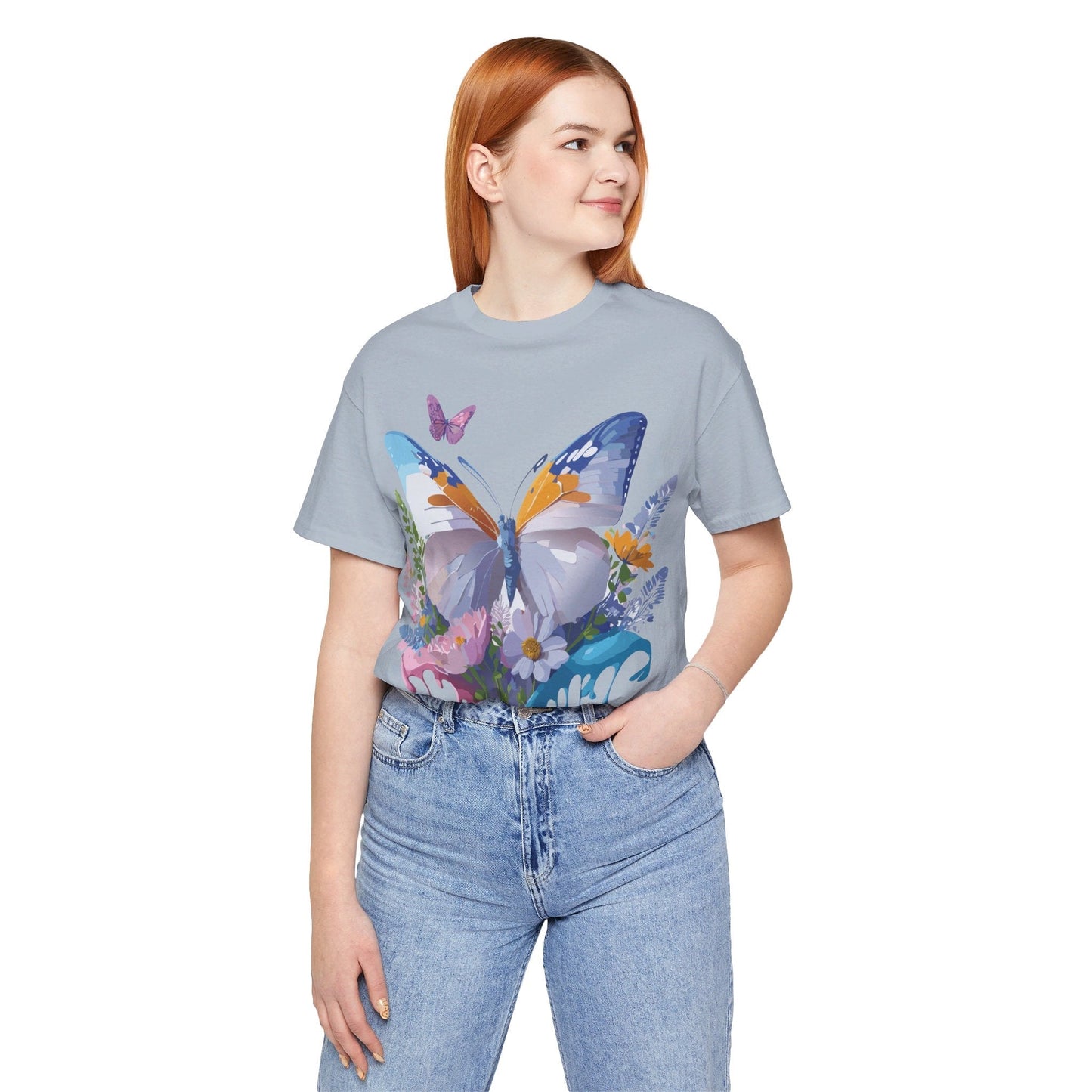 Butterfly Graphic Tee From Adelpha Vintage Artwork Unisex Short Sleeve Shirt
