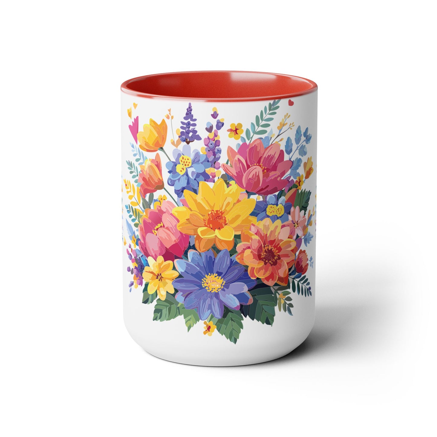 Floral Mug, Floral Cup