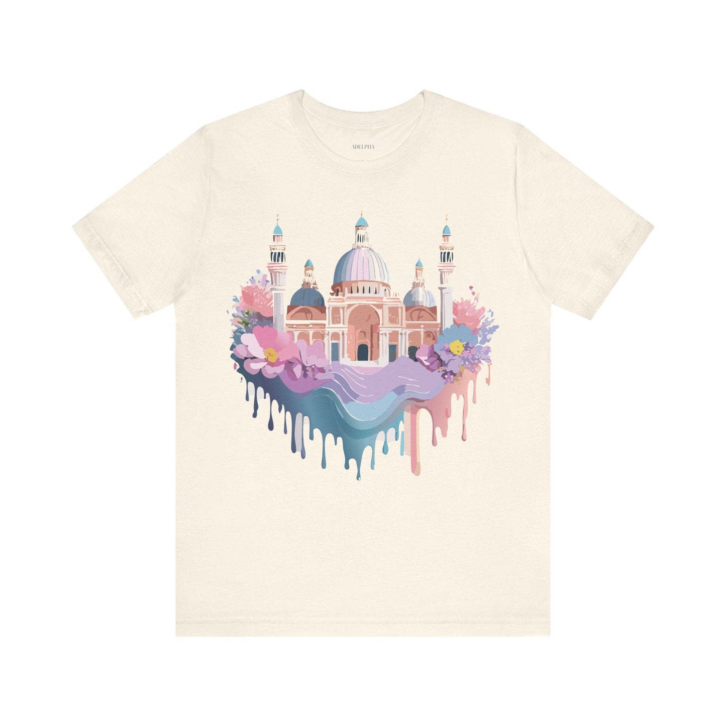 Venice Tourist Graphic Tee Unisex Jersey Short Sleeve Art By Vintage Style