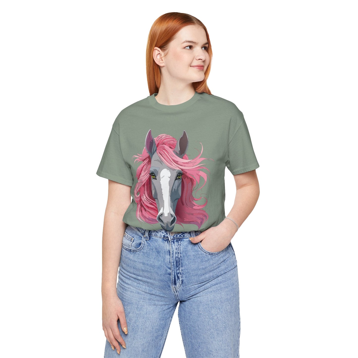 Unisex Animal Art Design Tee Shirt With Wild Animals Graphic Short Sleeve Everyday Wear