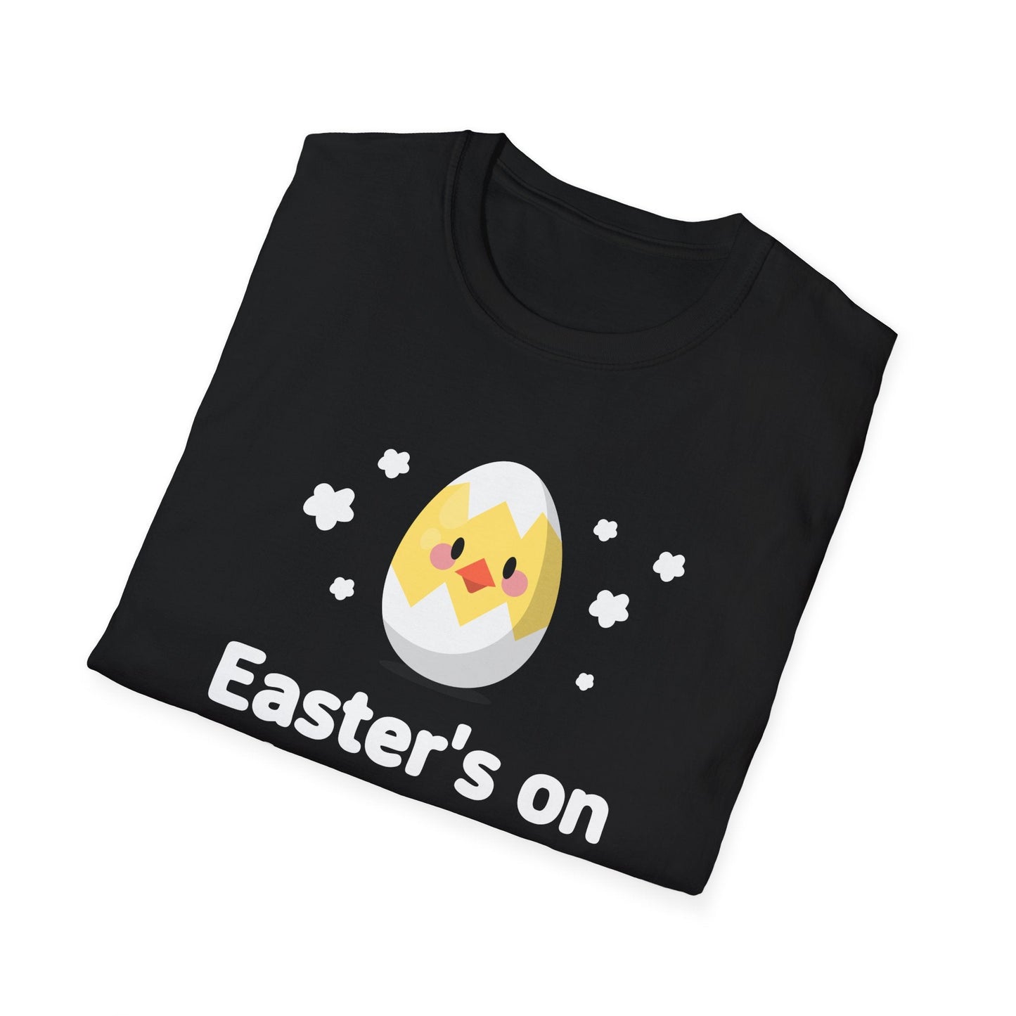 Easter Day T Shirt with Easter Design and Signature Print Unisex Gildan Softstyle Tee One Hundred Percent Cotton