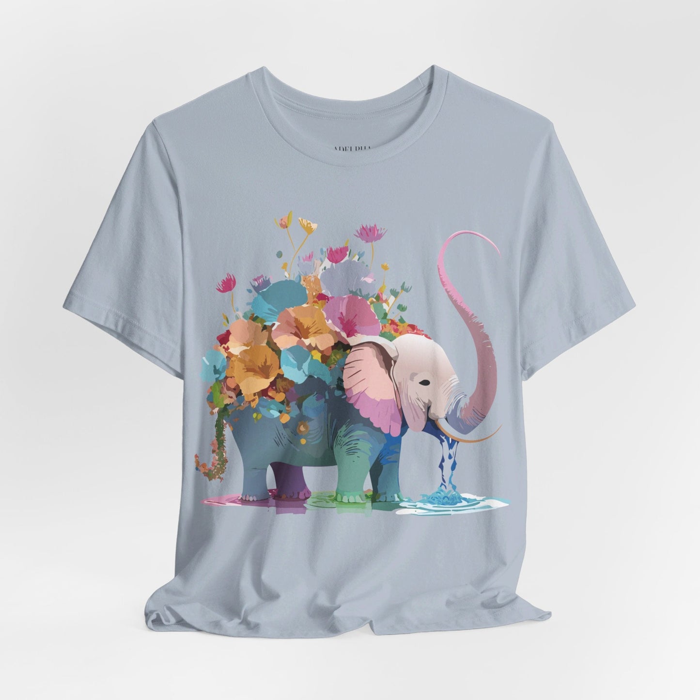 Elephant Graphic Unisex 100 Cotton Jersey Vintage Art Design Tee 13
