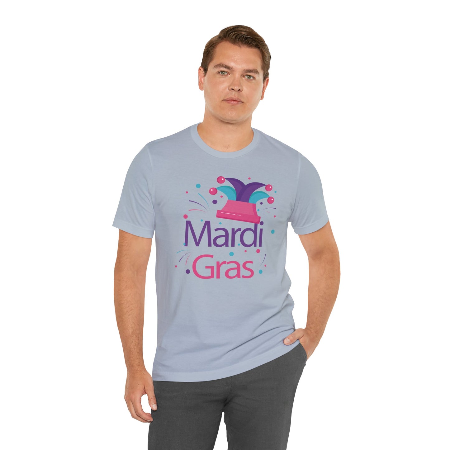 Tee-shirt en coton unisexe pour Mardi Gras