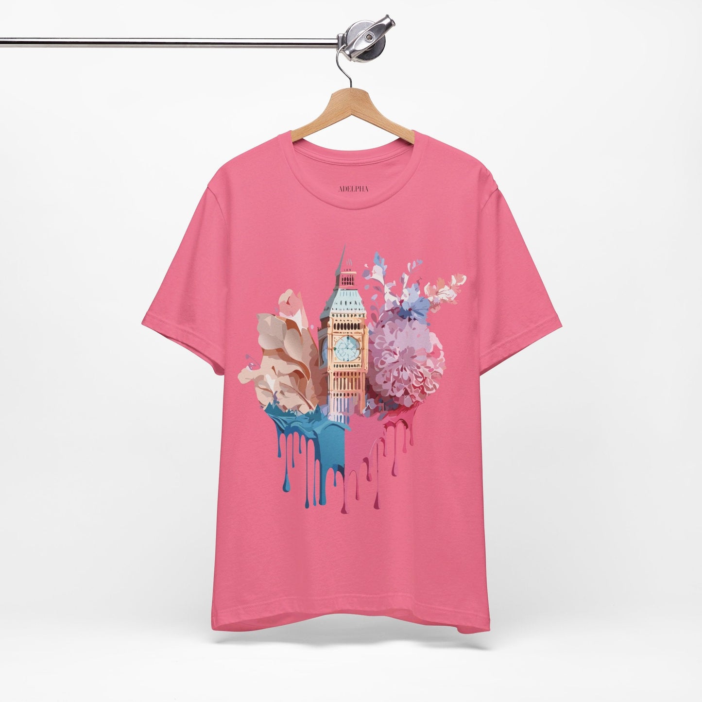 London Tourist Shirt Graphic Tee Unisex Jersey Short Sleeve Adelpha Vintage Inspired Artwork