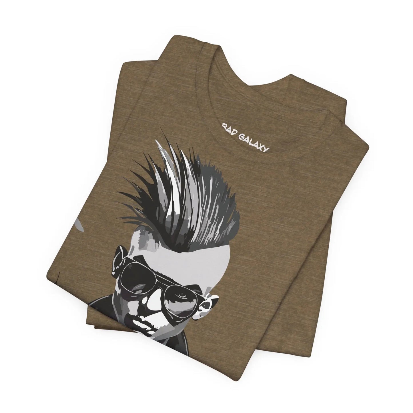 Punk Rock Tee Shirt From Bad Galaxy Made To Order 100 Percent Cotton USA Eco Friendly Inks