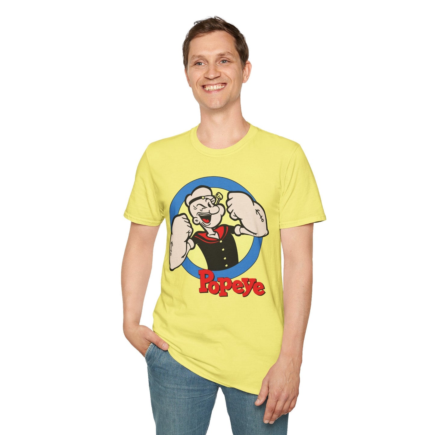 Unisex Cartoon T Shirt With Art Design Funny Animation Tee Gildan Softstyle 64000
