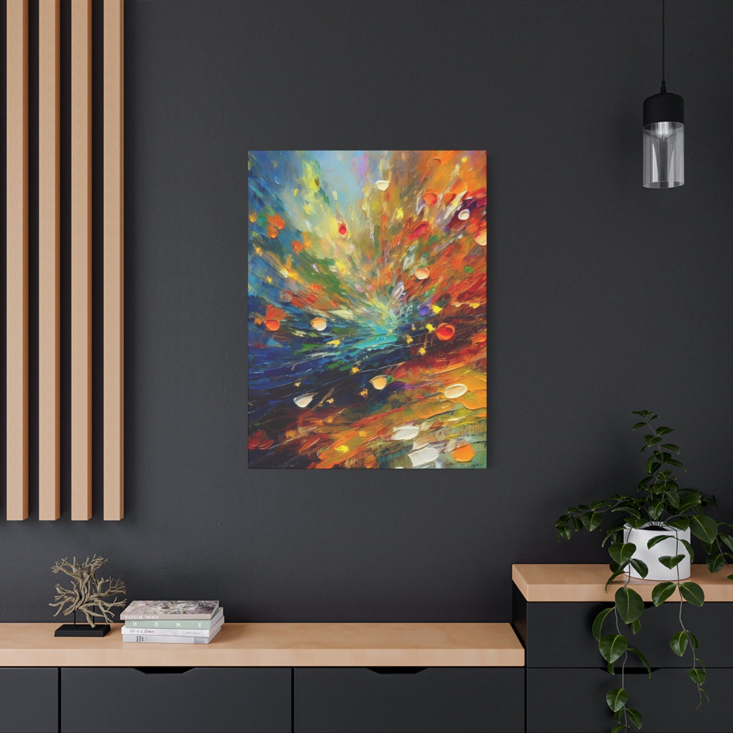 Abstract Oil Painting Print Canvas 20x24,20x30,24x30 24x32,24x36,30x40 32x48,36x48,40x60 Pine-Wood Inner Frame ABS-121