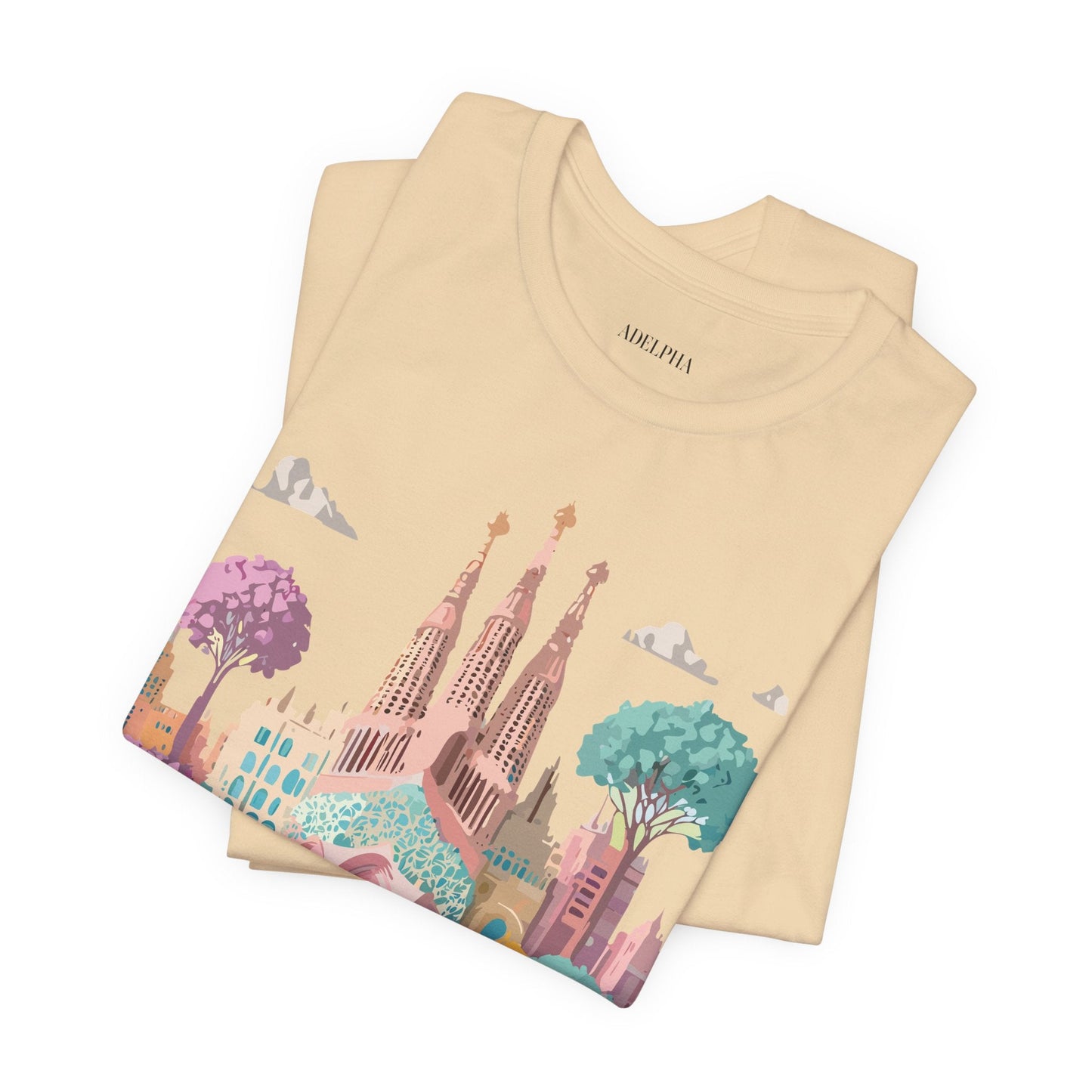 Unisex Graphic Tee With Original Vintage Inspired Artwork By Barcelona Style