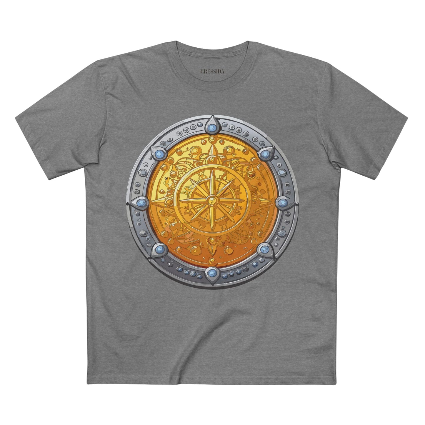 Antique Gold Coin Graphic Design T-Shirt Unisex 100 Cotton With Golden Print Artwork Tee 9