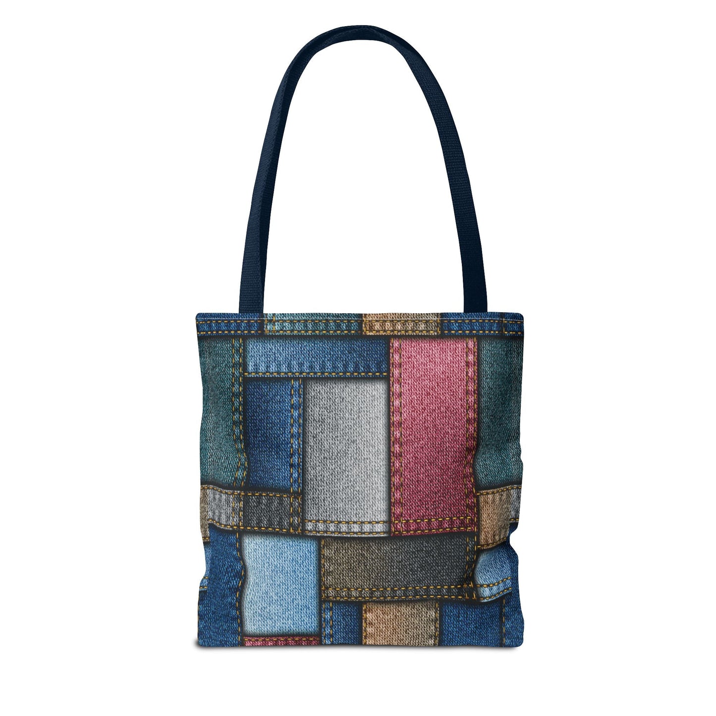Denim Canvas Bag, Tote Bag Denim Printify