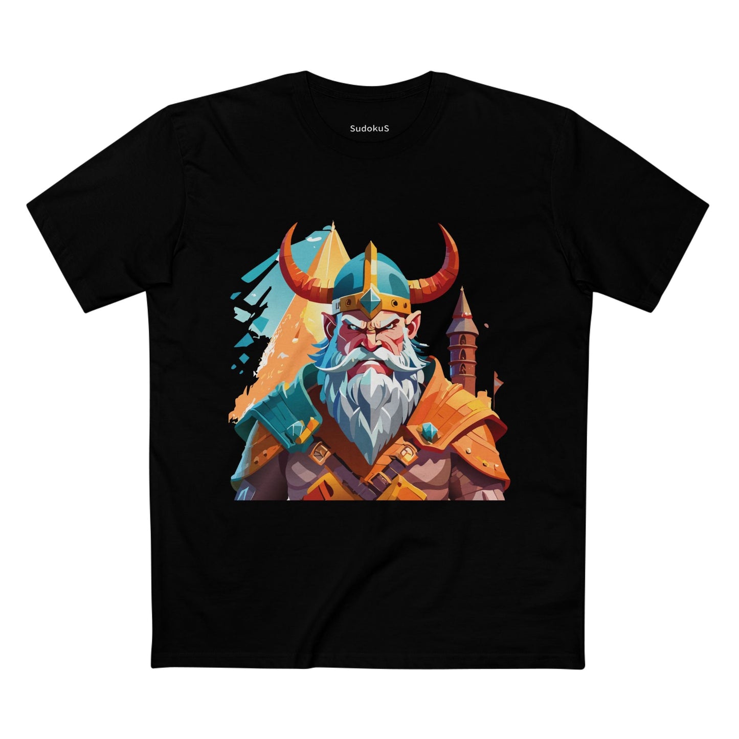 Viking Graphic Unisex 100 Cotton Staple Tee 12