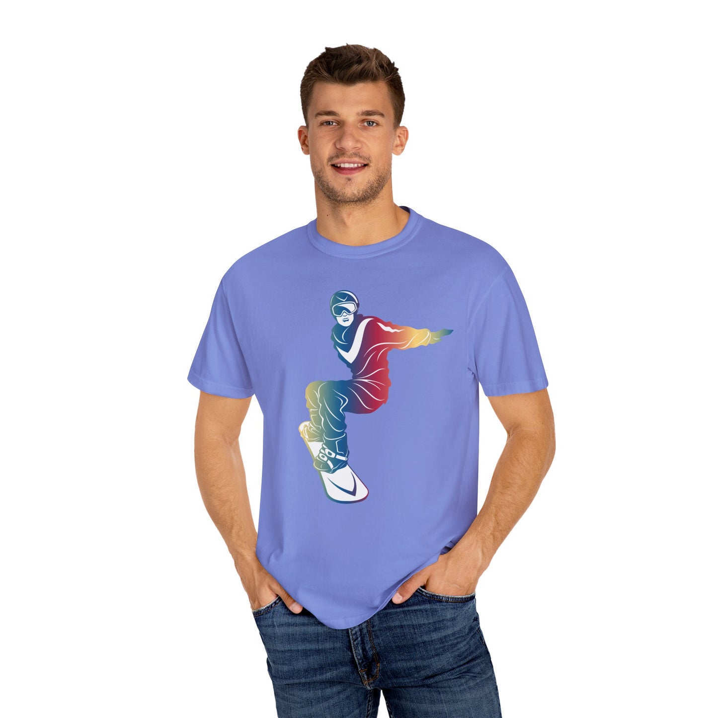 Unisex T-shirt with sports art design