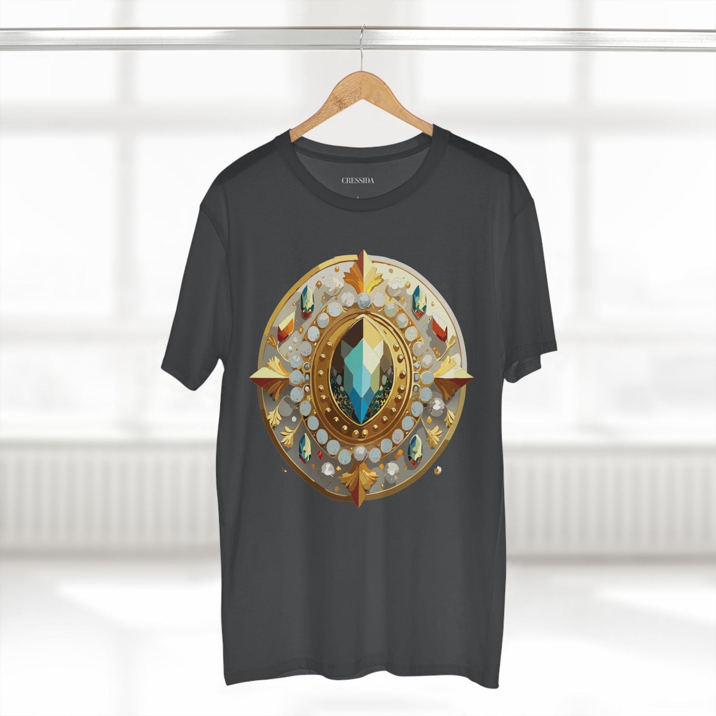 Medallion Graphic T-Shirt Unisex 100 Cotton With Gold Art Design Medal Tee 20