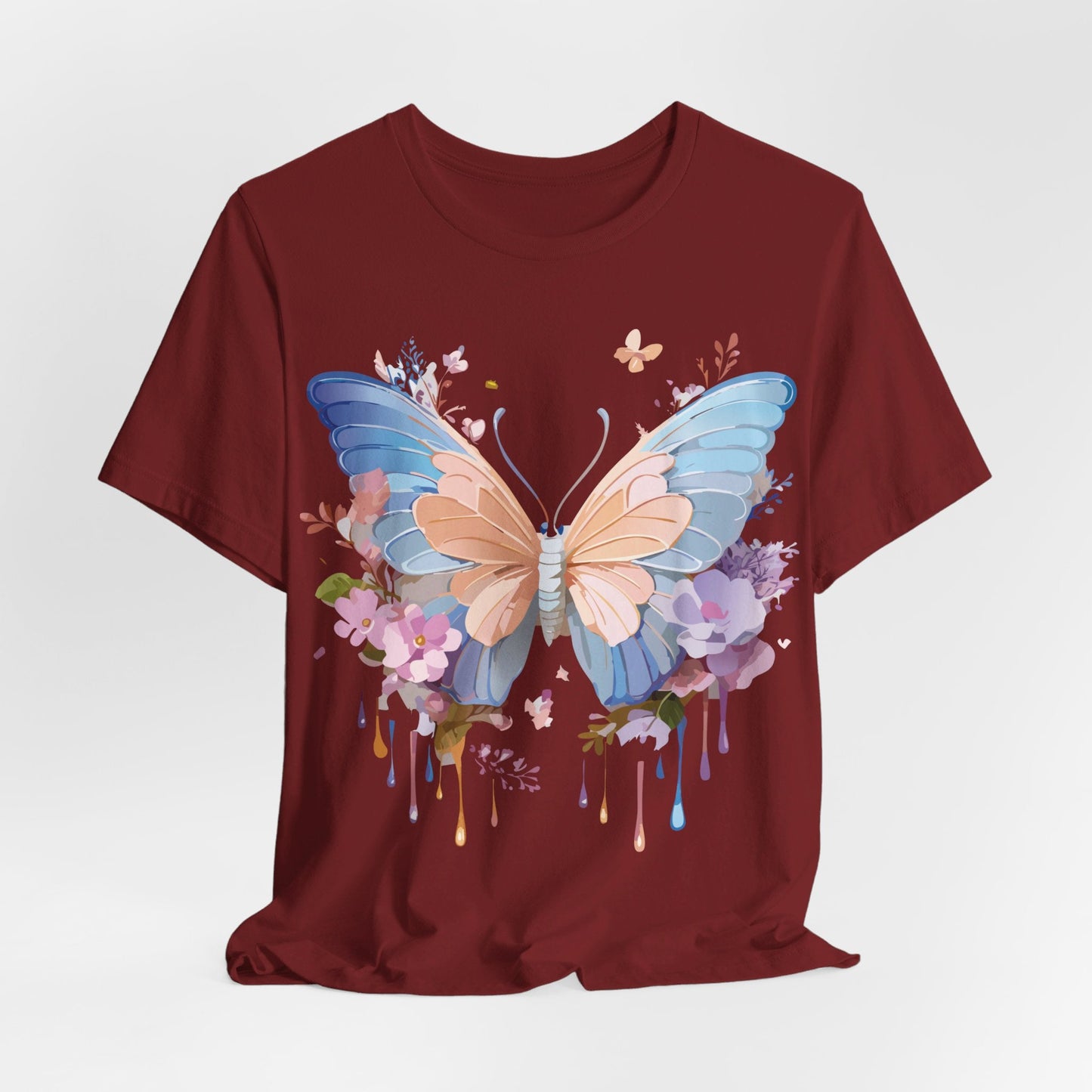 Butterfly Graphic Tee By Adelpha Unisex Short Sleeve Shirt Art Design