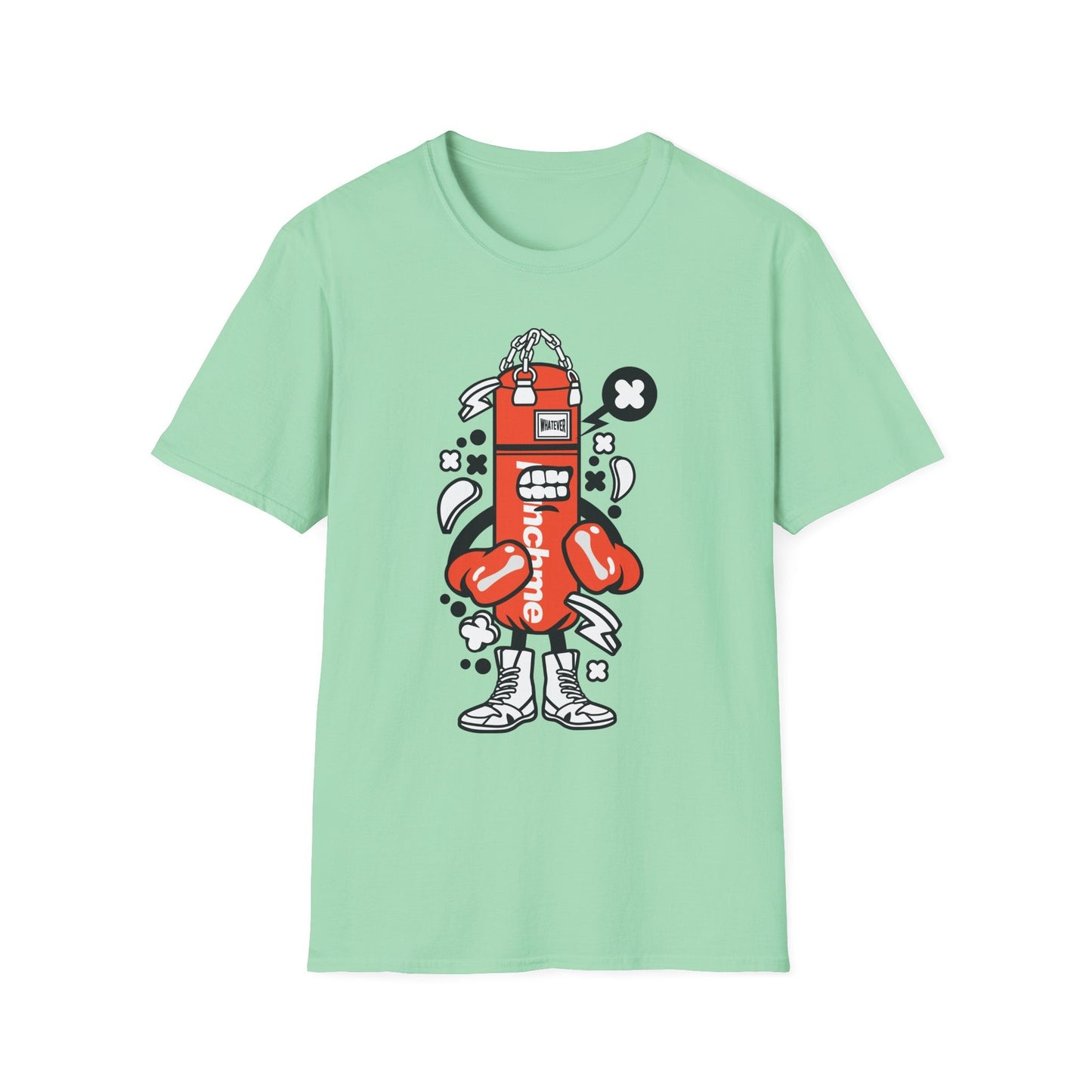 Cartoon Tee Shirt Unisex Animation Graphic Tee Funny Tee Cotton Softstyle 64000 Gildan