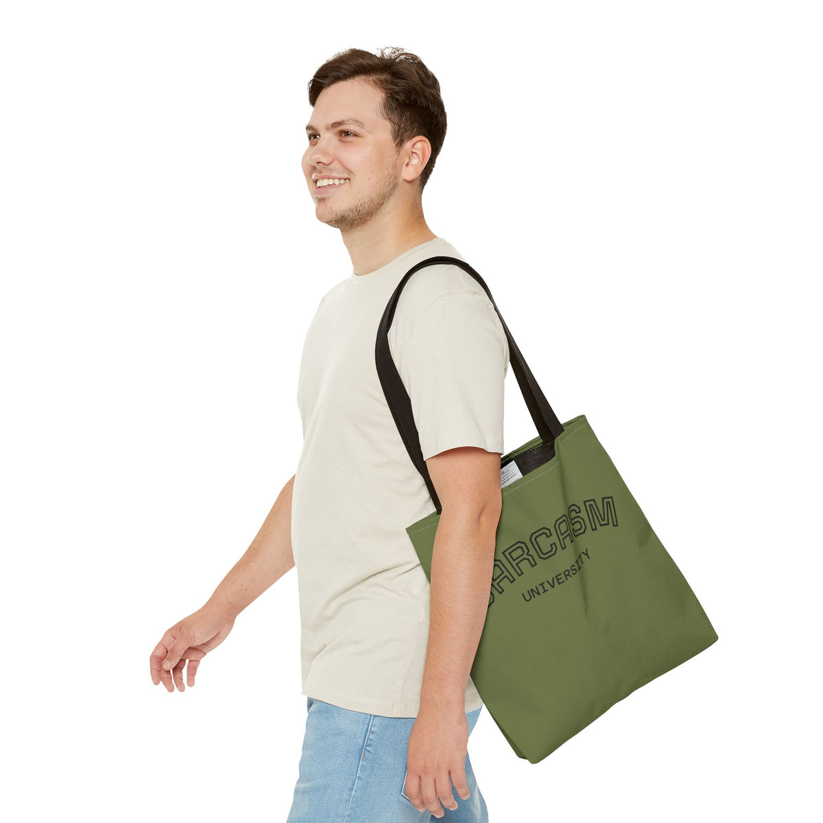 University GREEN COLOR CANVAS BAG  100% SPUN POLY 3 SIZES BAG-C1