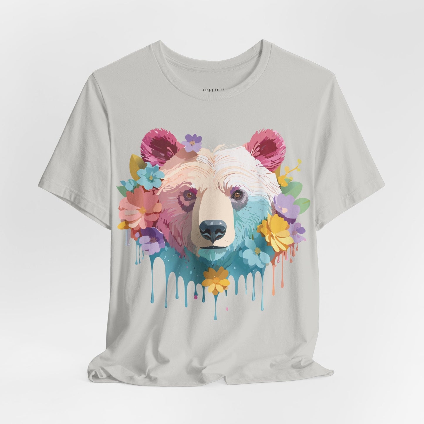 Bear Graphic Tee By Adelpha Unisex Short Sleeve Shirt Vintage Inspired Artwork