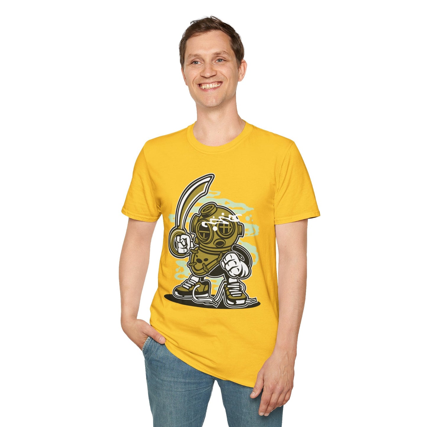 Cartoon T Shirt Animation Tee Funny Tee Shirt Unisex Gildan Softstyle Cotton Comfort