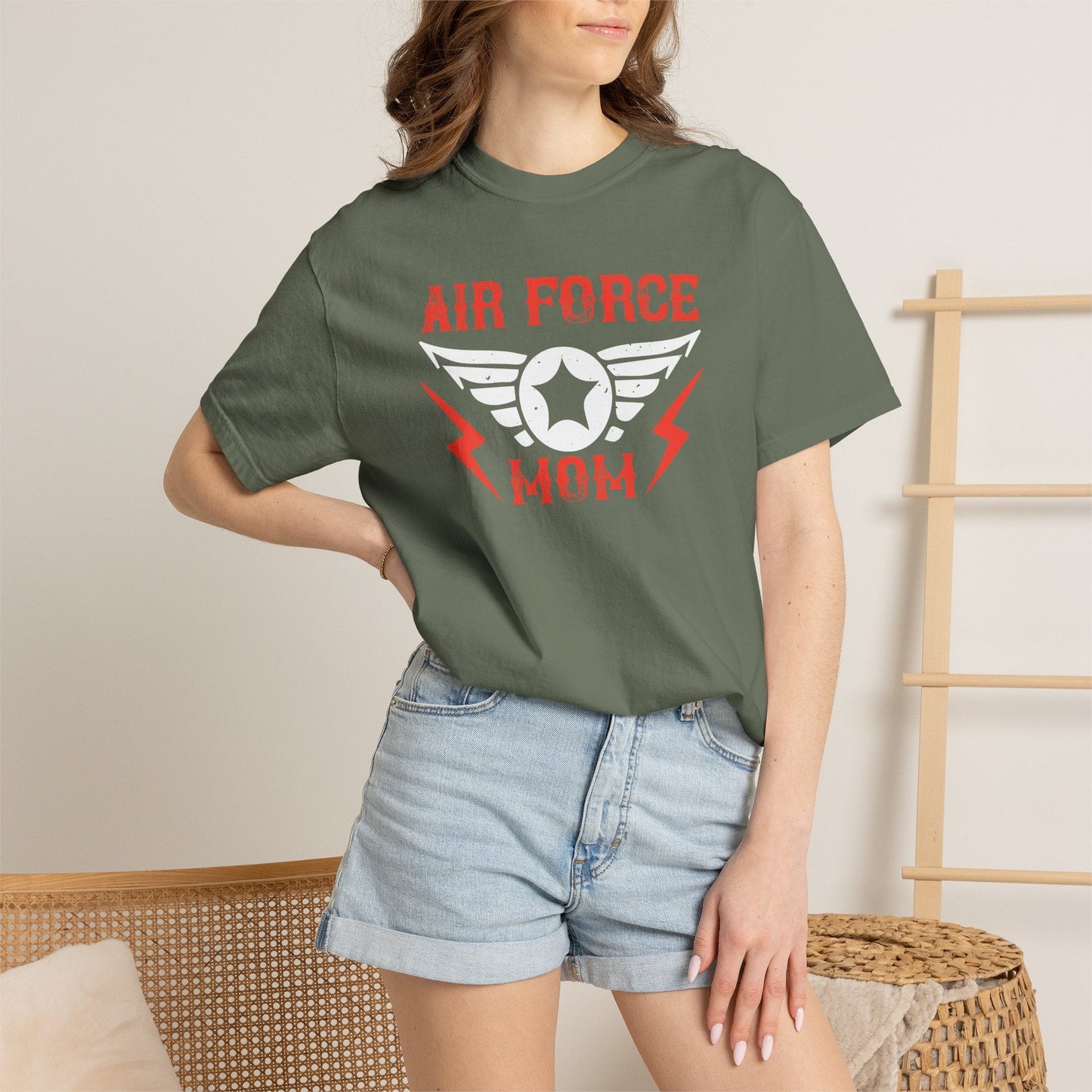 Mom T-shirt Mother Day Mama Tee Unisex Comfort Colors Garment-Dyed Cotton h60