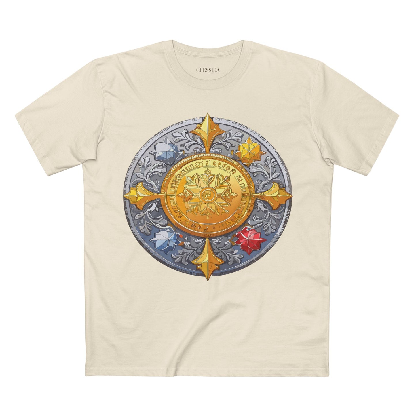 Antique Gold Coin Graphic Design T-Shirt Unisex 100 Cotton With Golden Print Artwork Tee 2