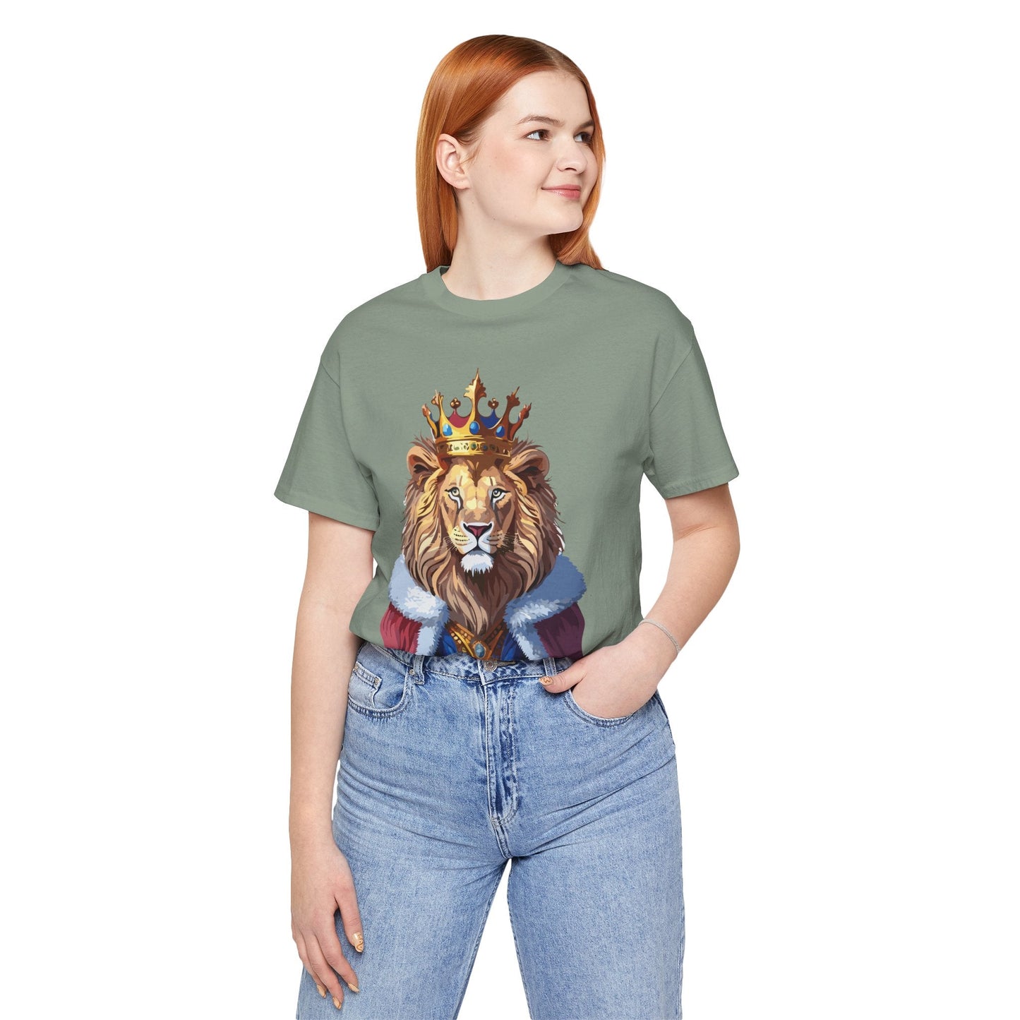 Unisex Animal Tee Shirt With Wild Animal Art Design Softstyle Comfort Tee Gildan 64000