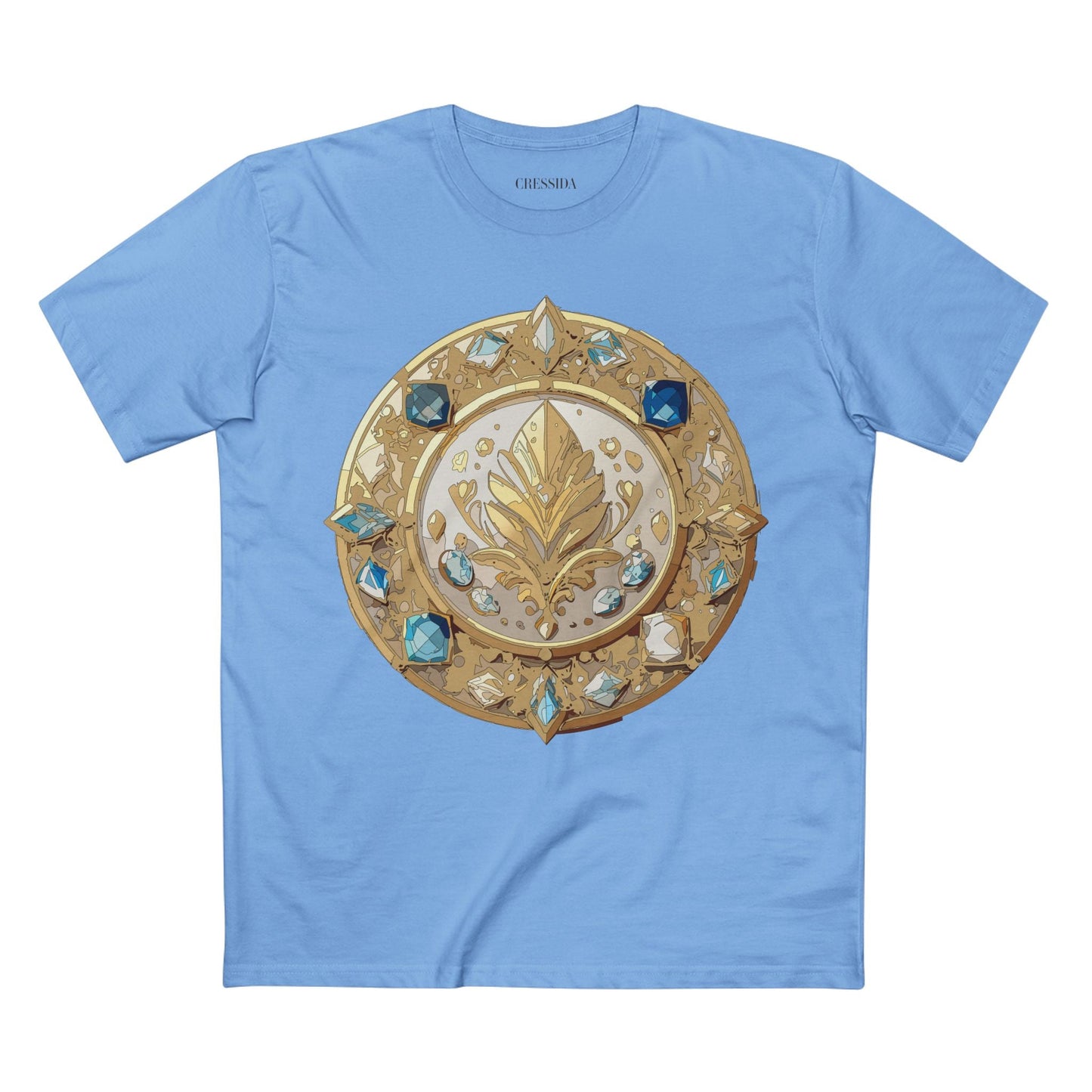 Medallion Graphic T-Shirt Unisex 100 Cotton With Gold Art Design Medal Tee 25