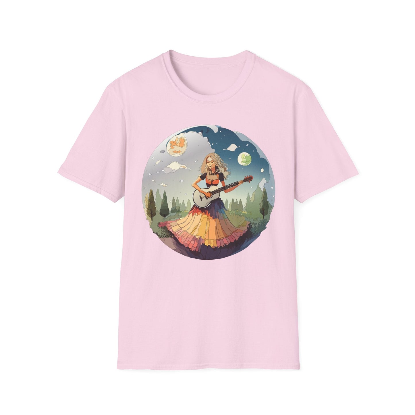 Womens Graphic T Shirts Art Design Tee Softstyle 64000 Ring Spun Cotton Comfort Everyday