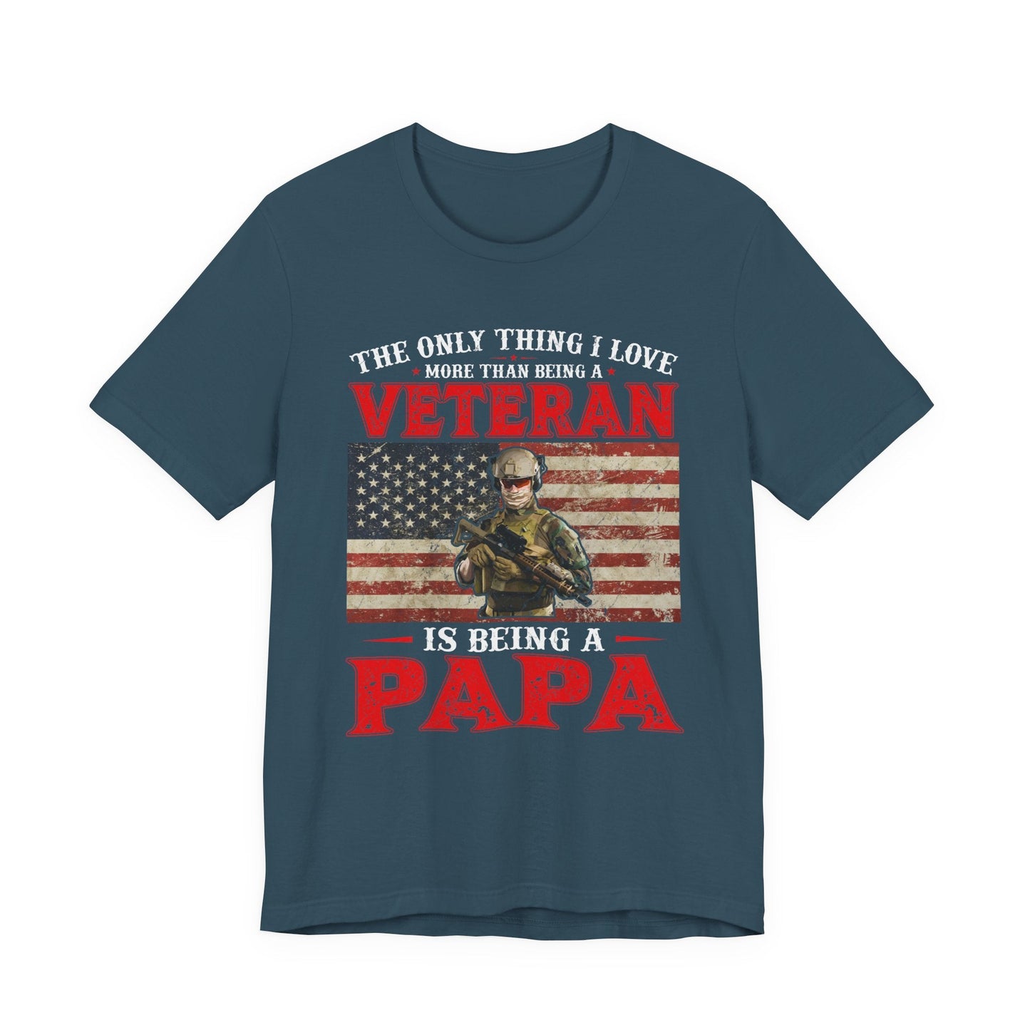 Army Veteran Patriotic Graphic Design Unisex Cotton T-Shirt v30