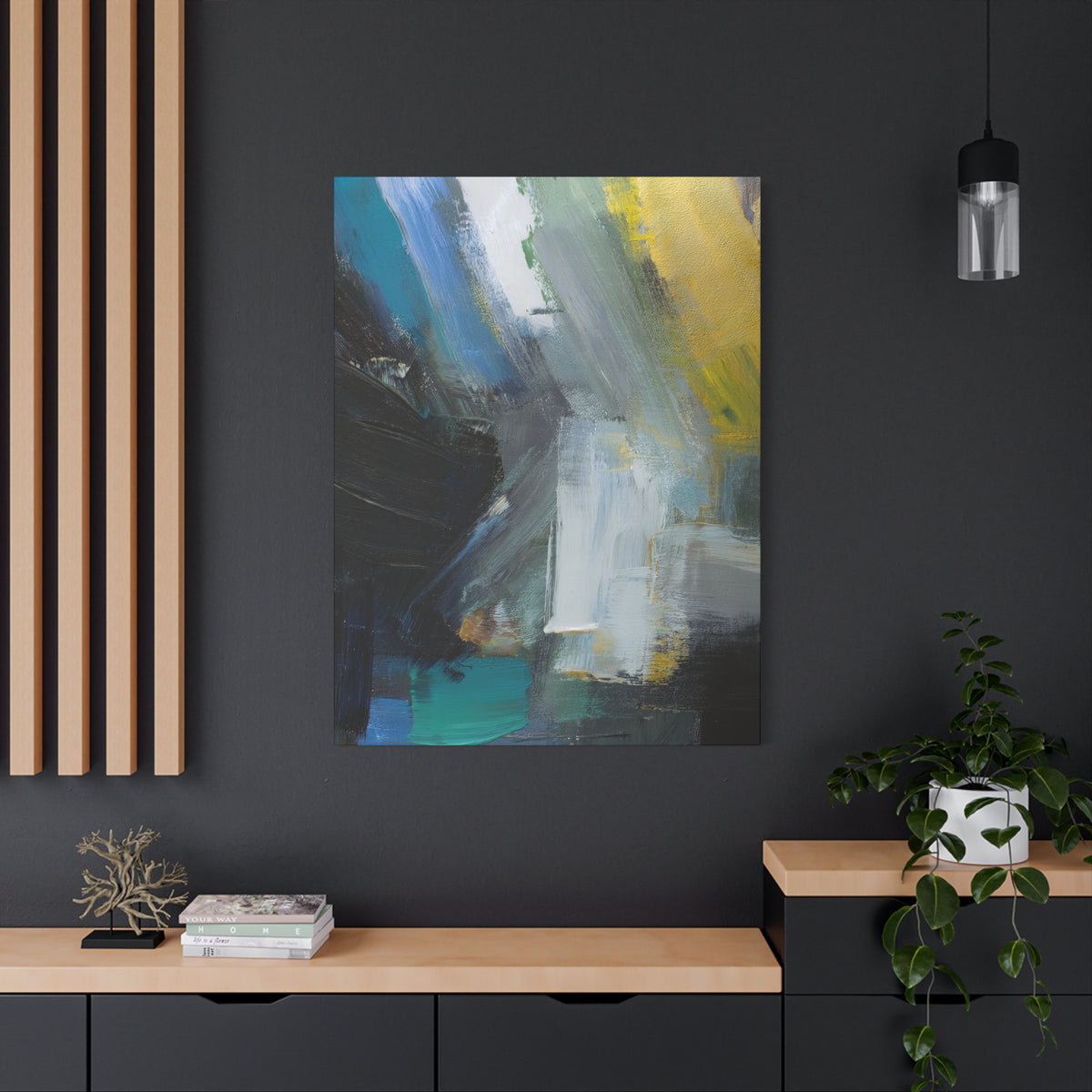 Abstract Oil Painting Print Canvas 20x24,20x30,24x30 24x32,24x36,30x40 32x48,36x48,40x60 Pine-Wood Inner Frame ABS-81