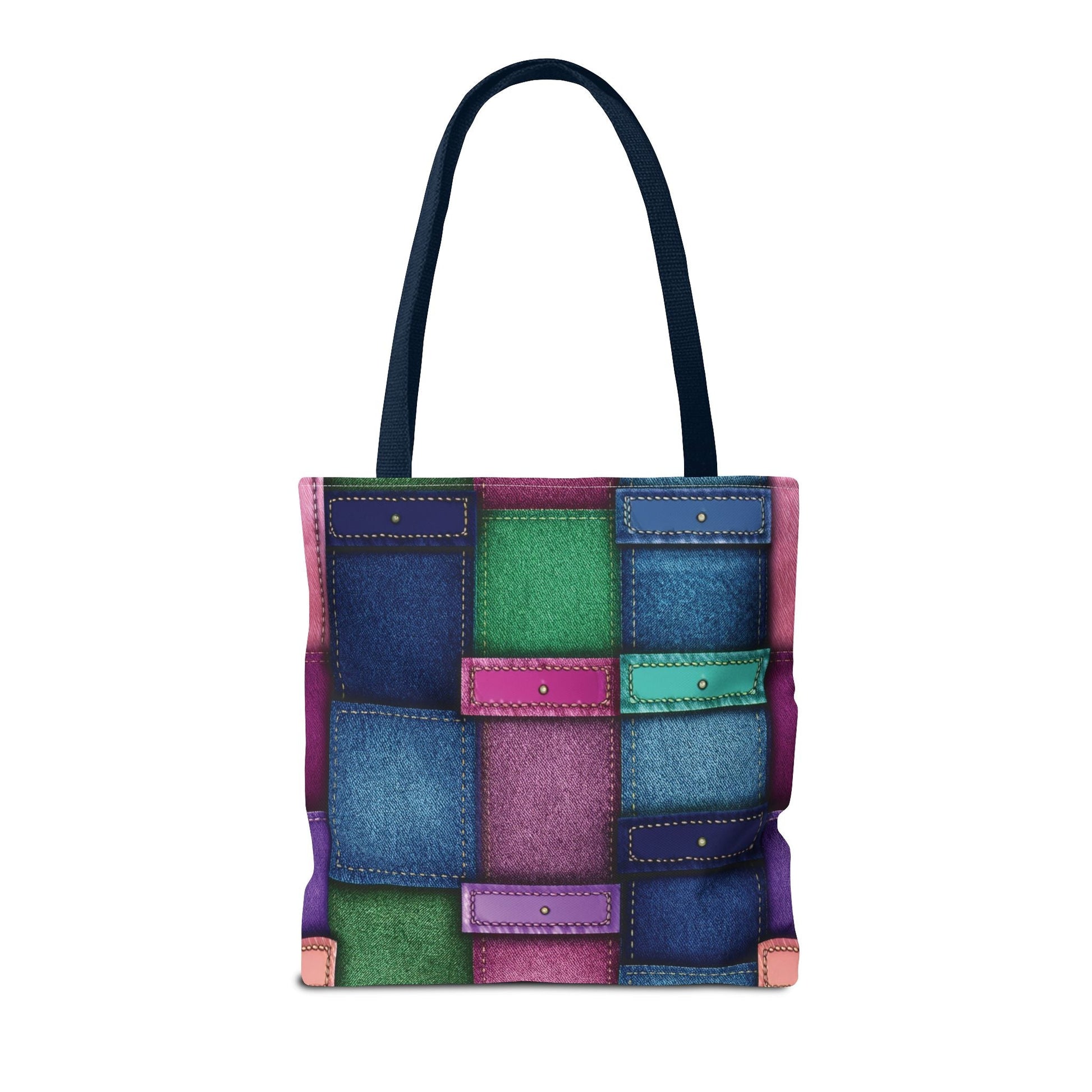Denim Canvas Bag, Tote Bag Denim Printify