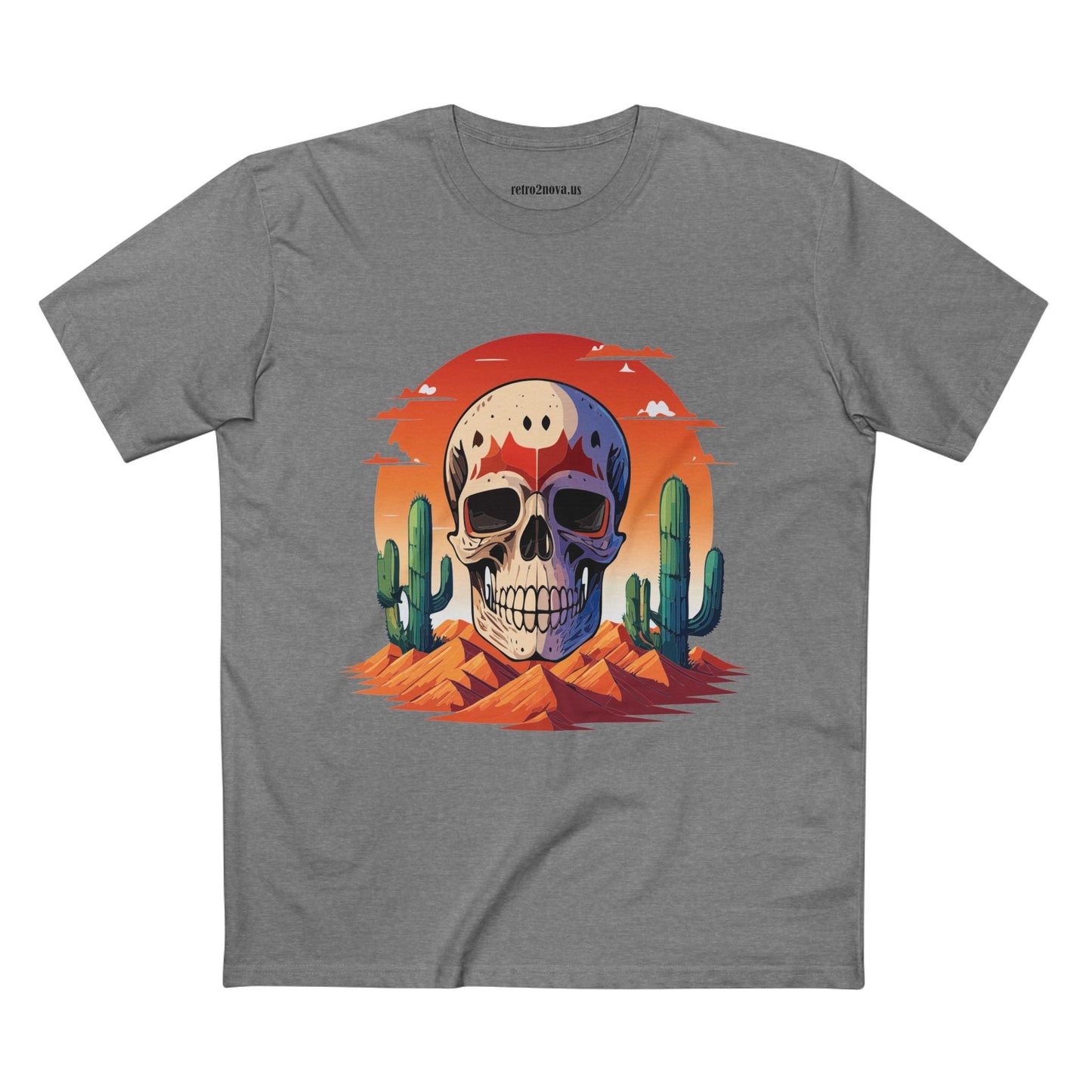 Skull Shirt Unisex Skeleton Tee With Original Art Design Premium Cotton Retro2Nova Art Collection
