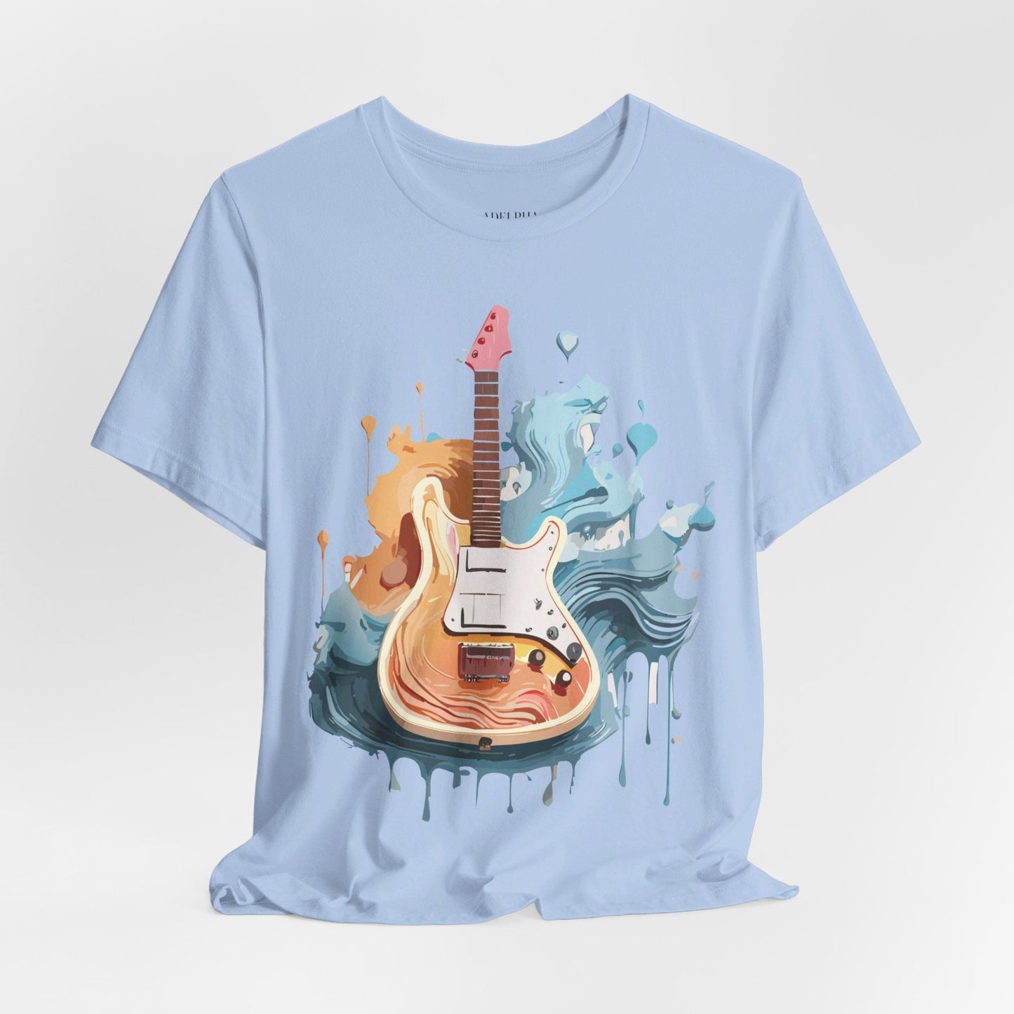 Adelpha Music Graphic T Shirt Unisex Jersey Short Sleeve Vintage Inspired Tee Art Collection