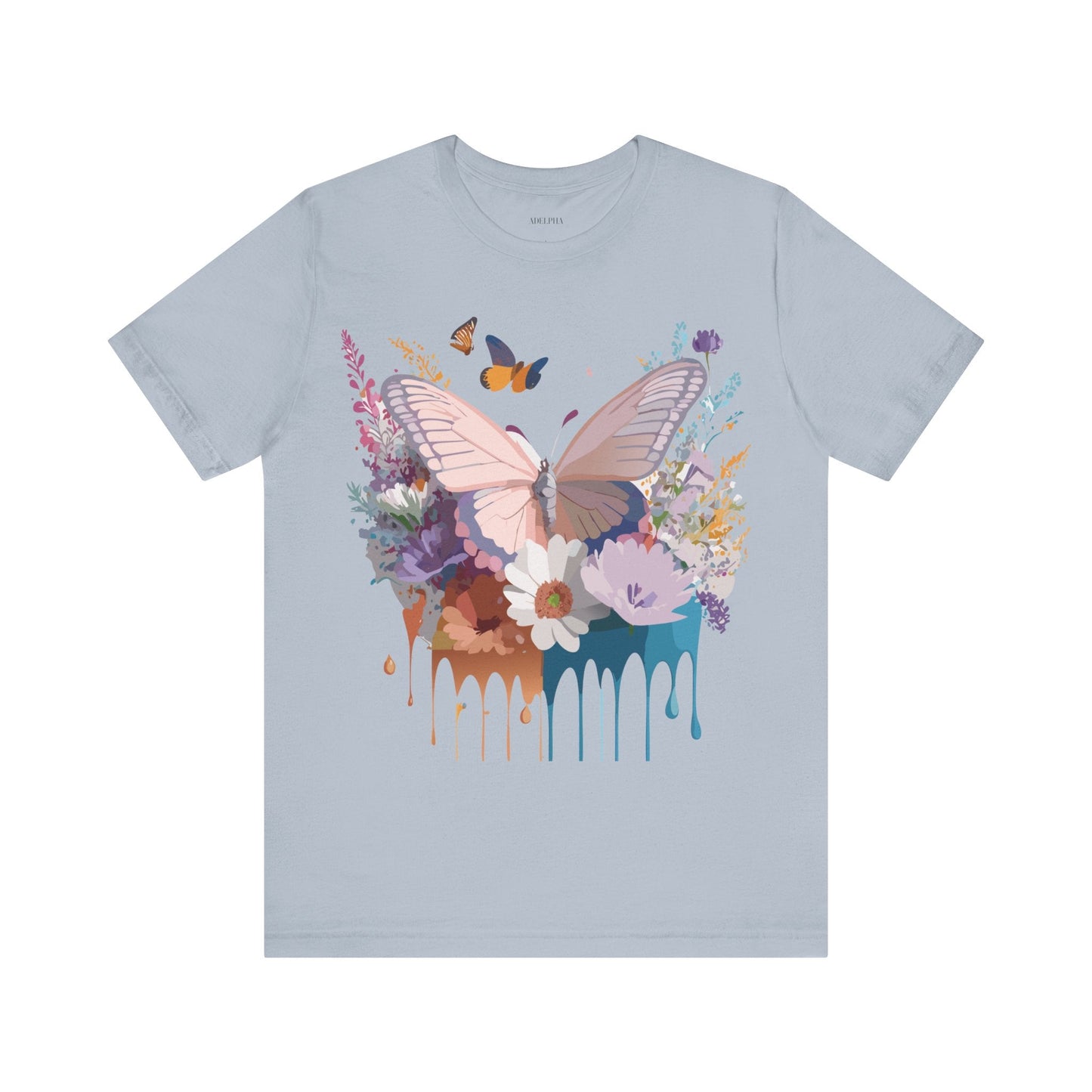 Butterfly Graphic Tee Adelpha Art Design Unisex Short Sleeve Shirt