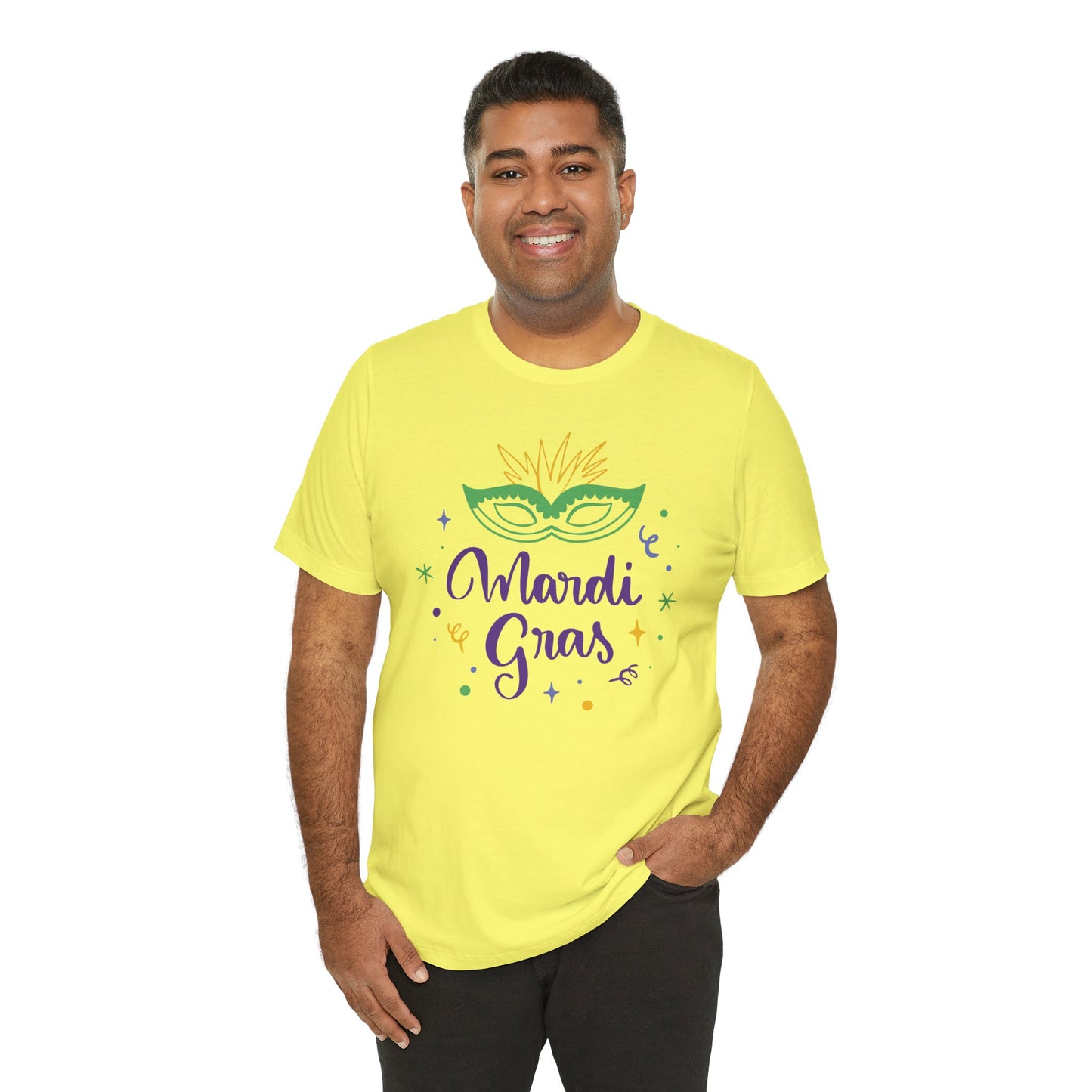 Tee-shirt en coton unisexe pour Mardi Gras