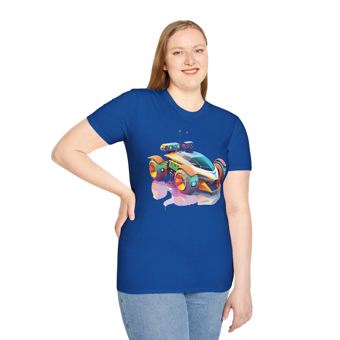 Car T Shirt Unisex Softstyle Tee With Cars Art Design Hot Wheels Edition Premium Cotton