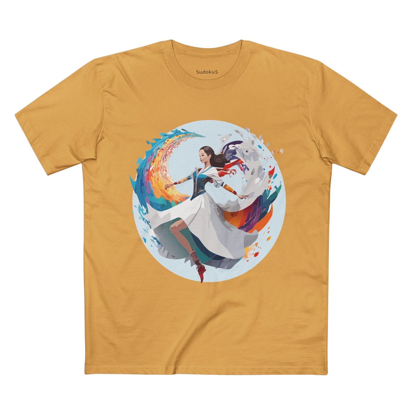 Dancer Graphic Unisex 100 Cotton Staple Tee 18