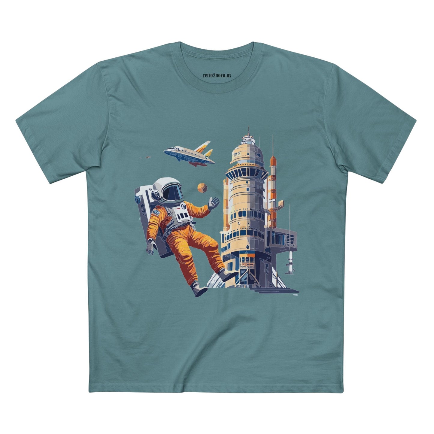 Cosmos Shirt Astronaut Design Unisex Premium Cotton Tee CS 32 Art Collection Original Art Design
