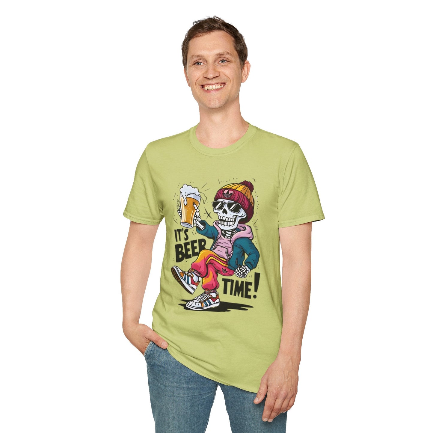 Gildan Softstyle 64000 Skull T Shirt Unisex Skeleton Graphic Tee Premium Comfort