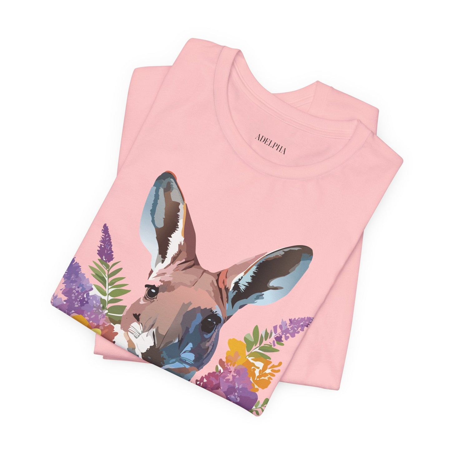 Kangaroo Graphic Unisex 100 Cotton Vintage Animal Artwork Tee 8