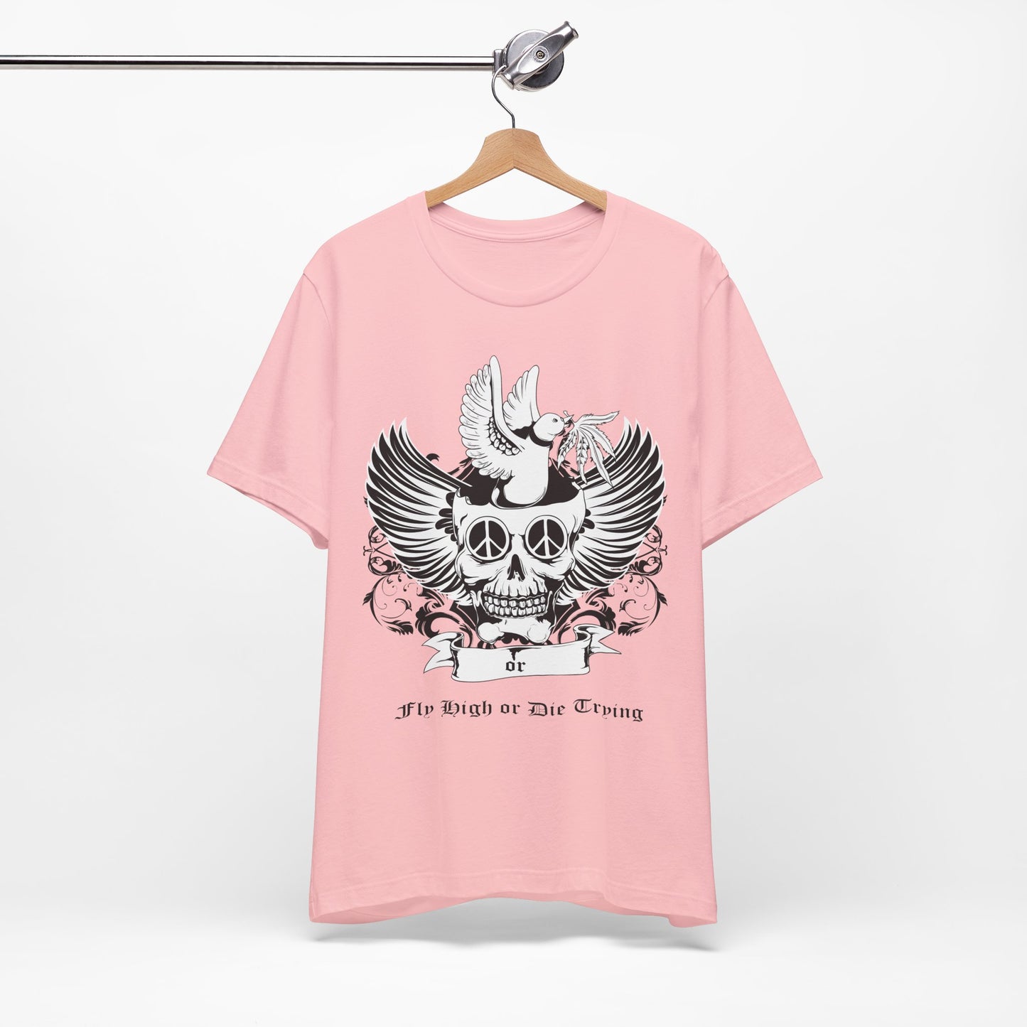 Bird Skull Graphic Design Tee, Skull Shirt, Vintage Tees, Art Design T-Shirt, Vintage Graphic Tee, Art Shirts with Skulls