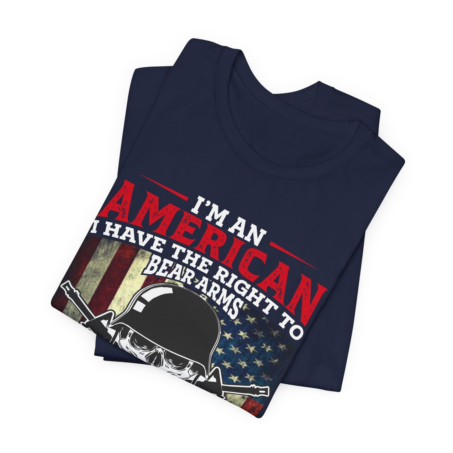 Army Veteran Patriotic Graphic Design Unisex Cotton T-Shirt v29