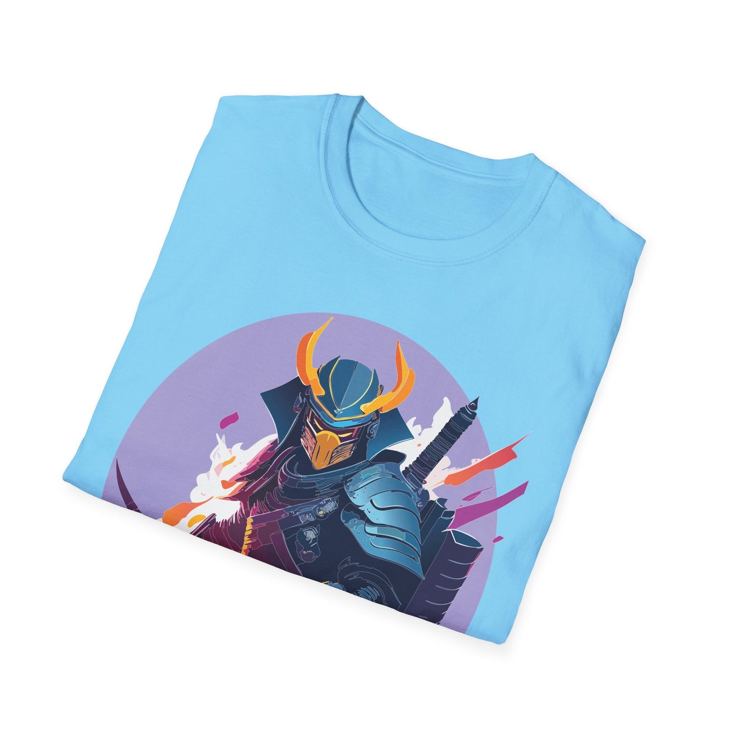 Samurai Shirt Unisex Softstyle Tee 100 Percent Ring Spun Cotton Comfortable Everyday Wear