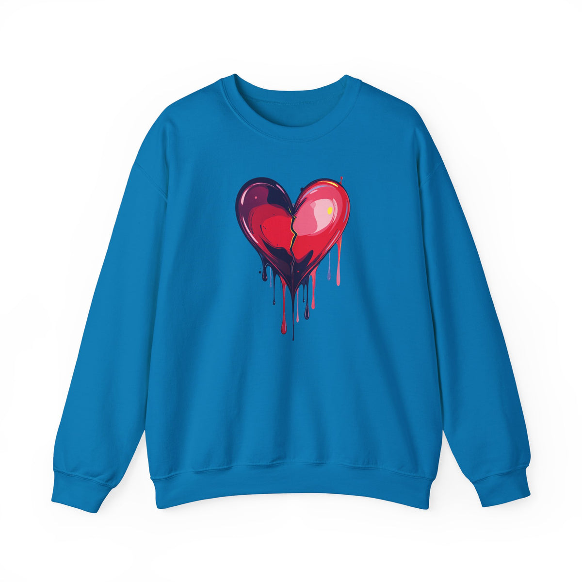 Big Red Heart Sweatshirt, Love Sweatshirt, Valentine's Day Sweatshirt, Heart Sweatshirt 118