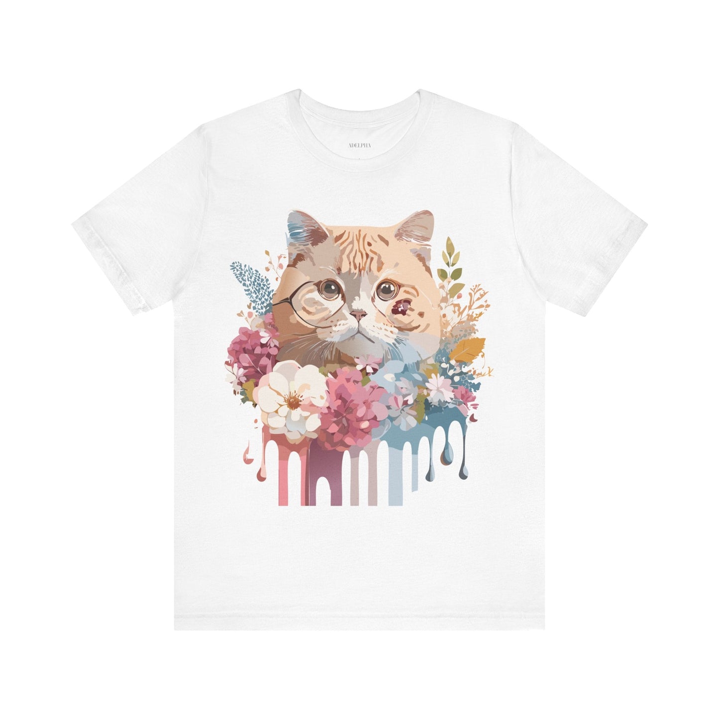 Cat Graphic Tee Unisex Vintage Inspired Shirt By Adelpha Original Artwork