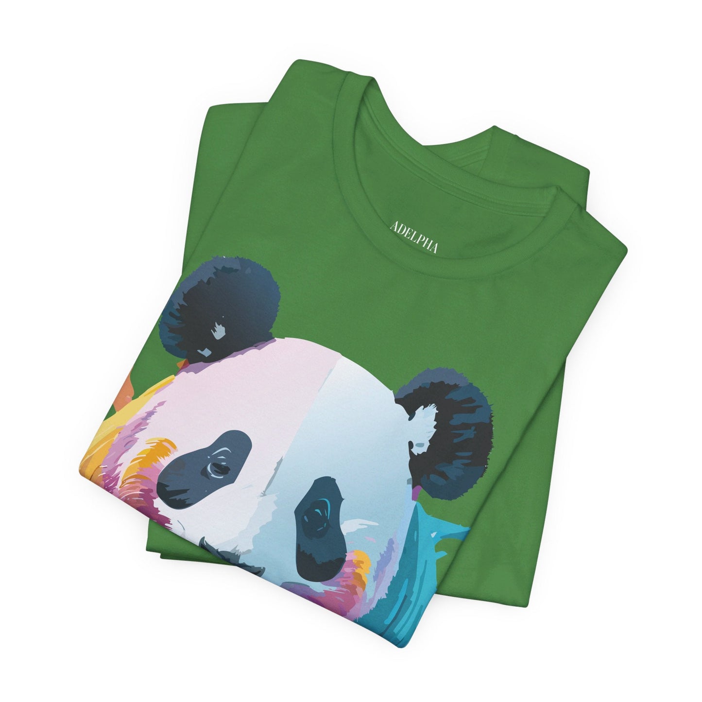 Adelpha Panda Graphic Tee Unisex Vintage Inspired Art Design Short Sleeve Shirt Edition