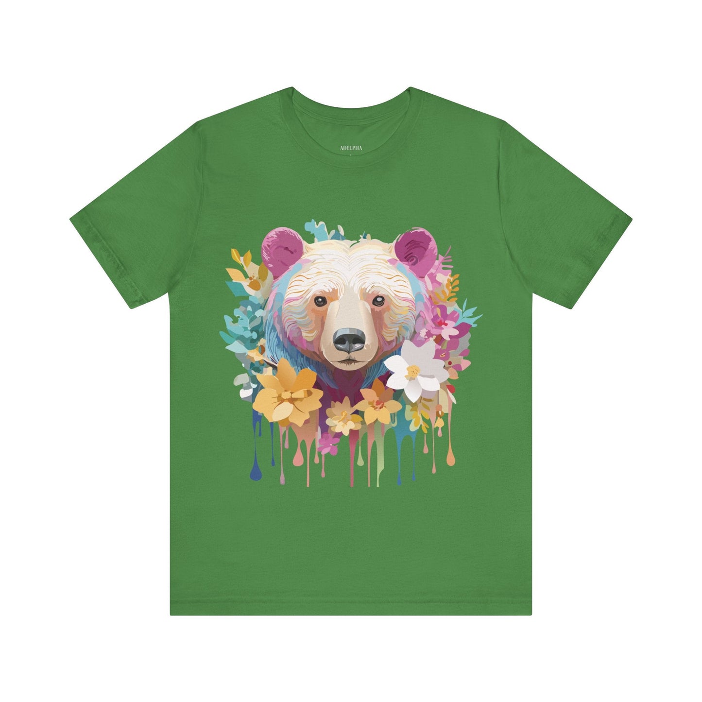Bear Graphic Tee Unisex Vintage Inspired Artwork Adelpha Premium Collection