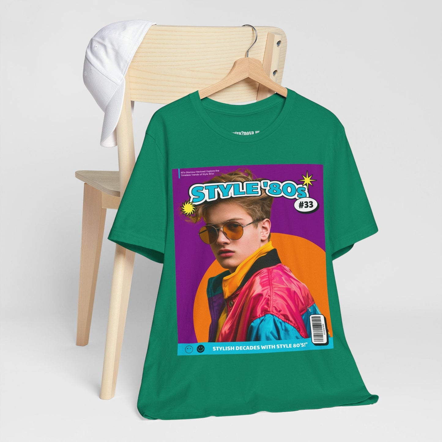 Magazine Cover Shirt Unisex Jersey Tee Bold Vibrant Graphic Tee For Standout Style